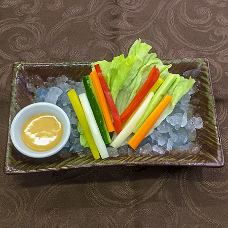 野菜スティック ～胡麻味噌ソース～